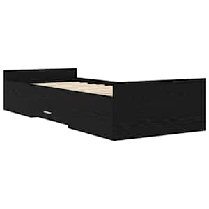 Rám postele s úložným prostorem Černý dub 80 x 200 cm - obrázek 3