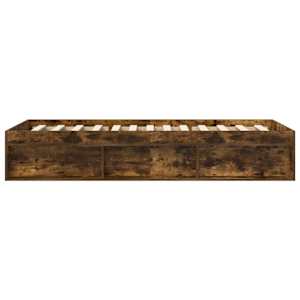 Rám postele s úložným prostorem Kouřový dub 80 x 200 cm - obrázek 5