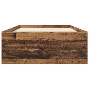 Rám postele s úložným prostorem Staré dřevo 80 x 200 cm - obrázek 4