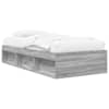 vidaXL Voodiraam ladustamisega Hall Sonoma 80 x 200 cm Tehispuit