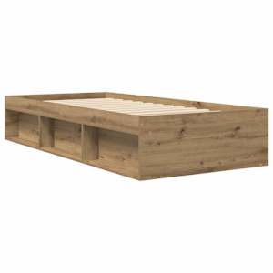 Rám postele s úložným prostorem Dub artisan 80 x 200 cm - obrázek 3