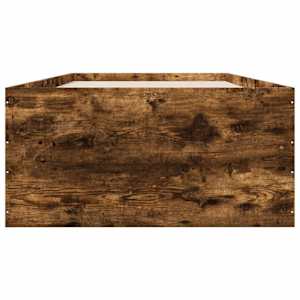 Postel na podlaze Kouřový dub 80 x 200 cm Kompozitní dřevo - obrázek 4