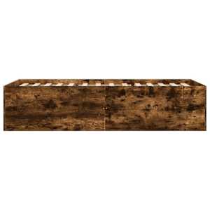 Postel na podlaze Kouřový dub 80 x 200 cm Kompozitní dřevo - obrázek 5