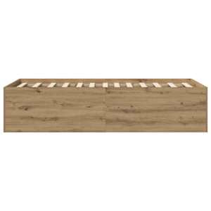 Postel na podlaze Dub artisan 80 x 200 cm Kompozitní dřevo - obrázek 5