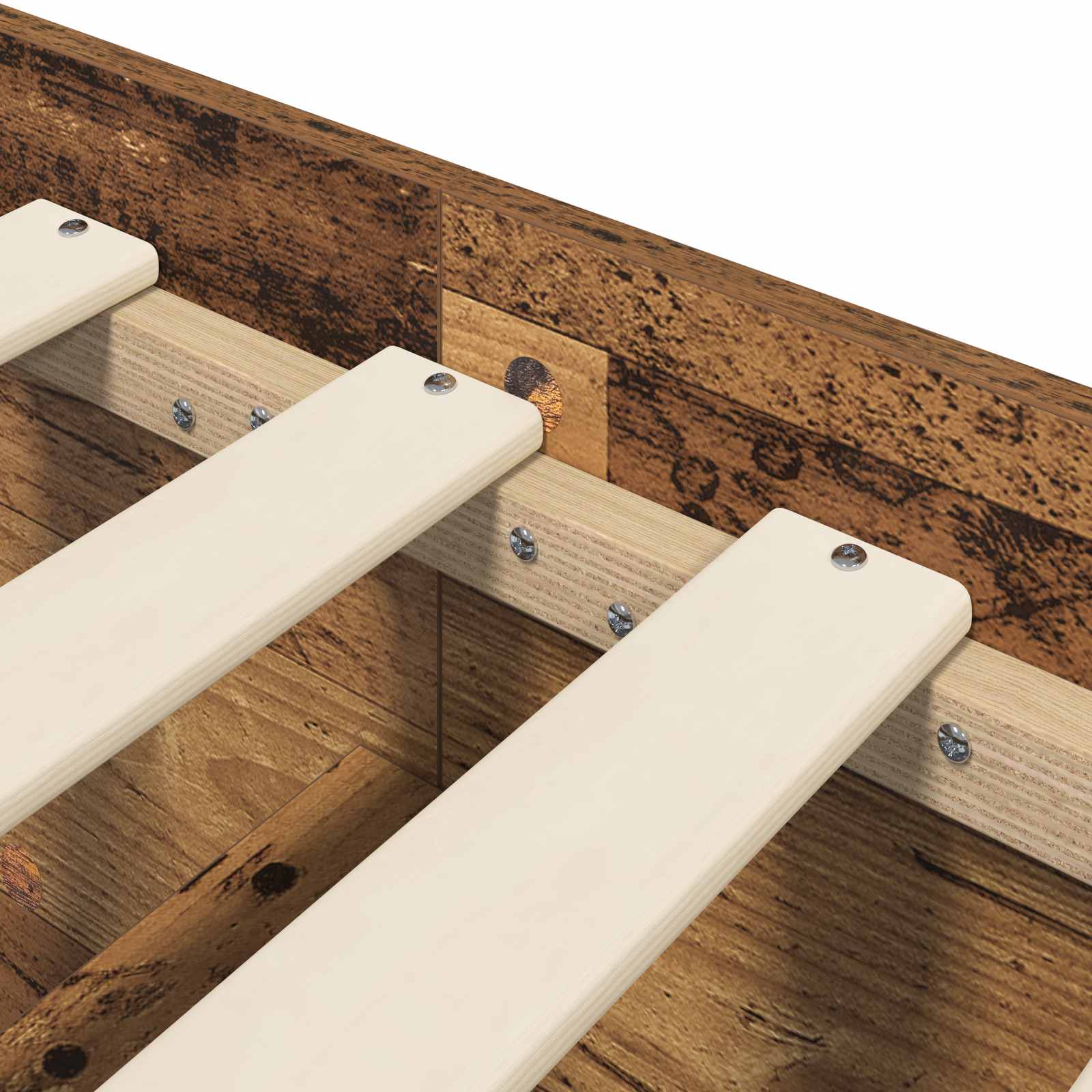 Tlorisna postelja Star les 80 x 200 cm Inženirski les - slika 7