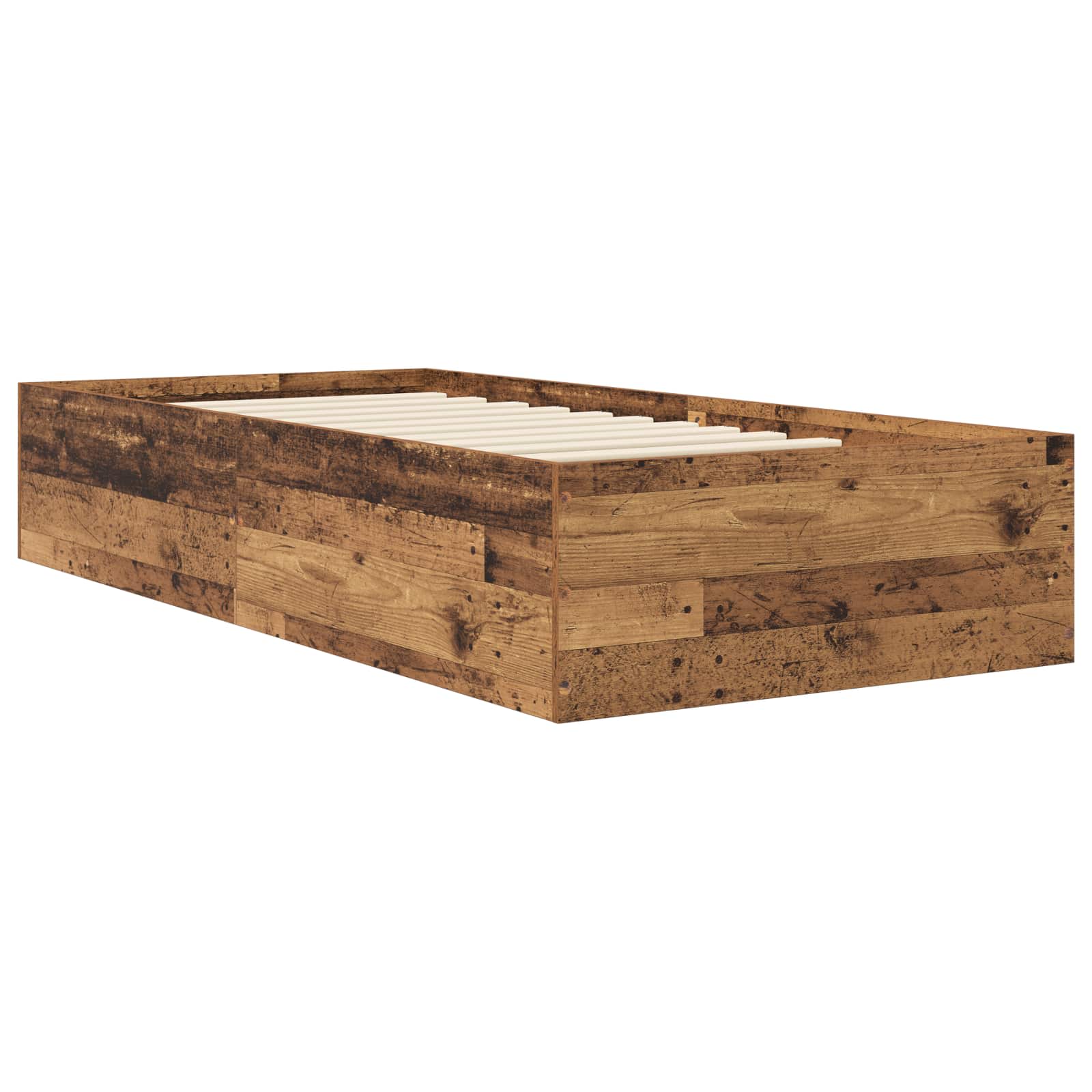Tlorisna postelja Star les 80 x 200 cm Inženirski les - slika 3