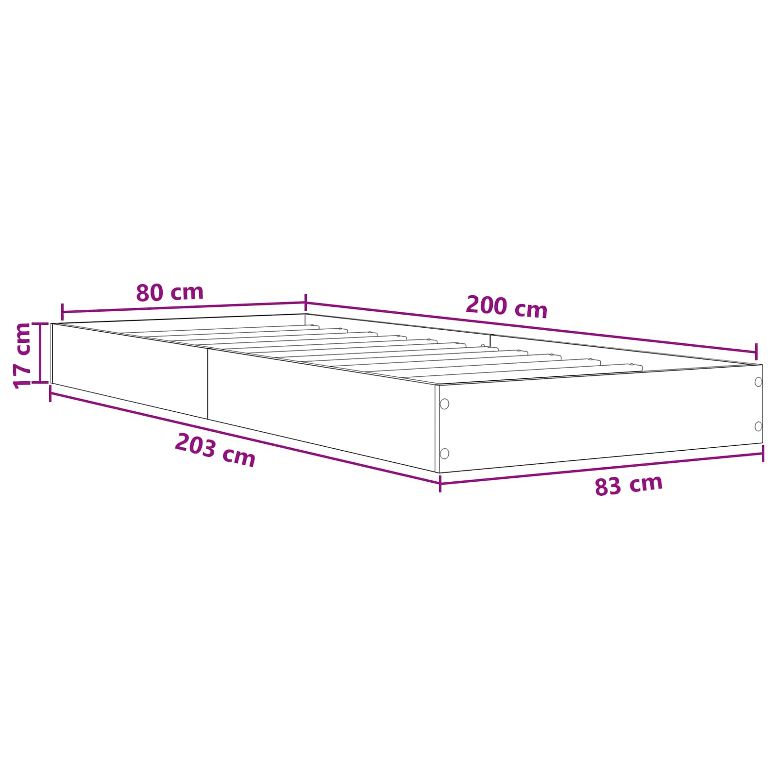 Bed Frame size guide