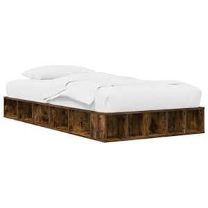Rám postele s úložným prostorem Kouřový dub 80 x 200 cm - obrázek 2