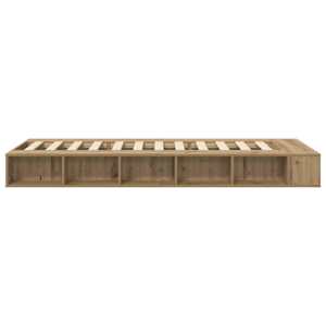 Rám postele s úložným prostorem Dub artisan 80 x 200 cm - obrázek 5