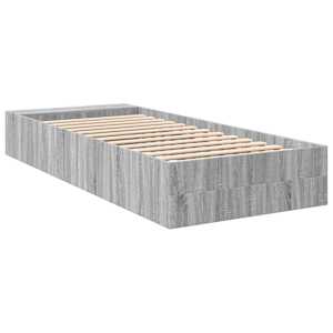 Rám postele s úložným prostorem Šedý Sonoma 80 x 200 cm - obrázek 6