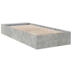Rám postele s úložným prostorem Betonově šedá 80 x 200 cm - obrázek 6