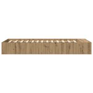 Rám postele s úložným prostorem Dub artisan 80 x 200 cm - obrázek 5