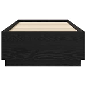 Postelový rám s LED Černý dub 80 x 200 cm Kompozitní dřevo - obrázek 5