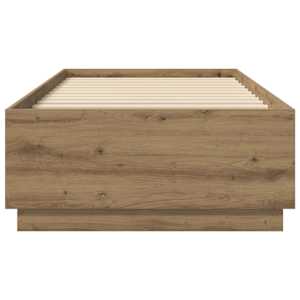Postelový rám s LED Dub artisan 80 x 200 cm Kompozitní dřevo - obrázek 5