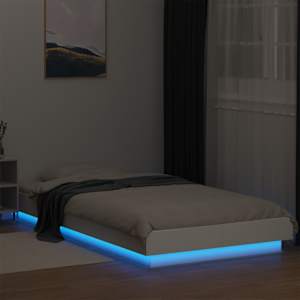 Postelový rám s LED Bílá 80 x 200 cm Kompozitní dřevo - obrázek 3