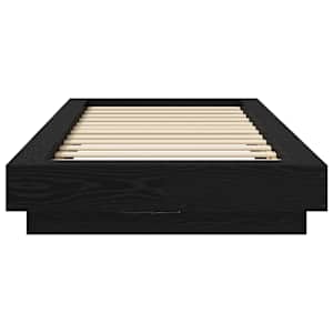 Postelový rám s LED Černý dub 80 x 200 cm Kompozitní dřevo - obrázek 5