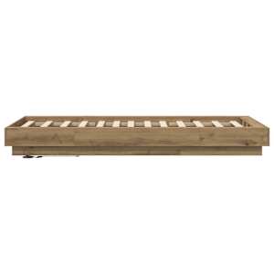 Postelový rám s LED Dub artisan 80 x 200 cm Kompozitní dřevo - obrázek 6