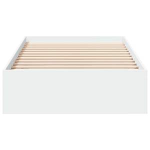Rám postele s úložným prostorem se zásuvkou Bílá 80 x 200 cm - obrázek 4