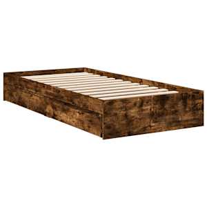 Rám postele s úložným prostorem Kouřový dub 80 x 200 cm - obrázek 6