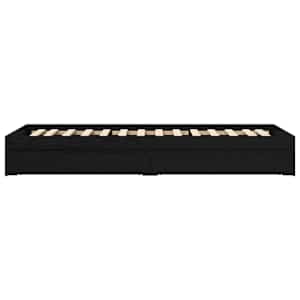 Rám postele s úložným prostorem Černý dub 80 x 200 cm - obrázek 5