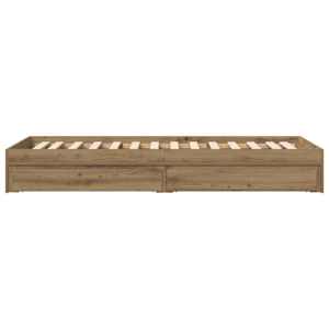 Rám postele s úložným prostorem Dub artisan 80 x 200 cm - obrázek 5