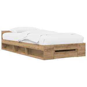 Rám postele s úložným prostorem Dub artisan 80 x 200 cm - obrázek 2