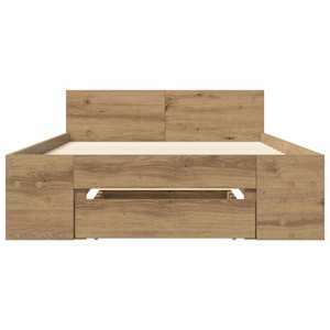 Rám postele s úložným prostorem Dub artisan 80 x 200 cm - obrázek 4