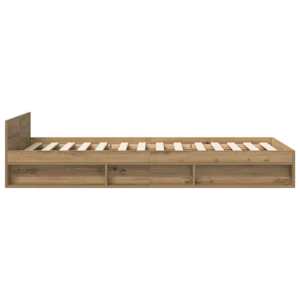 Rám postele s úložným prostorem Dub artisan 80 x 200 cm - obrázek 5