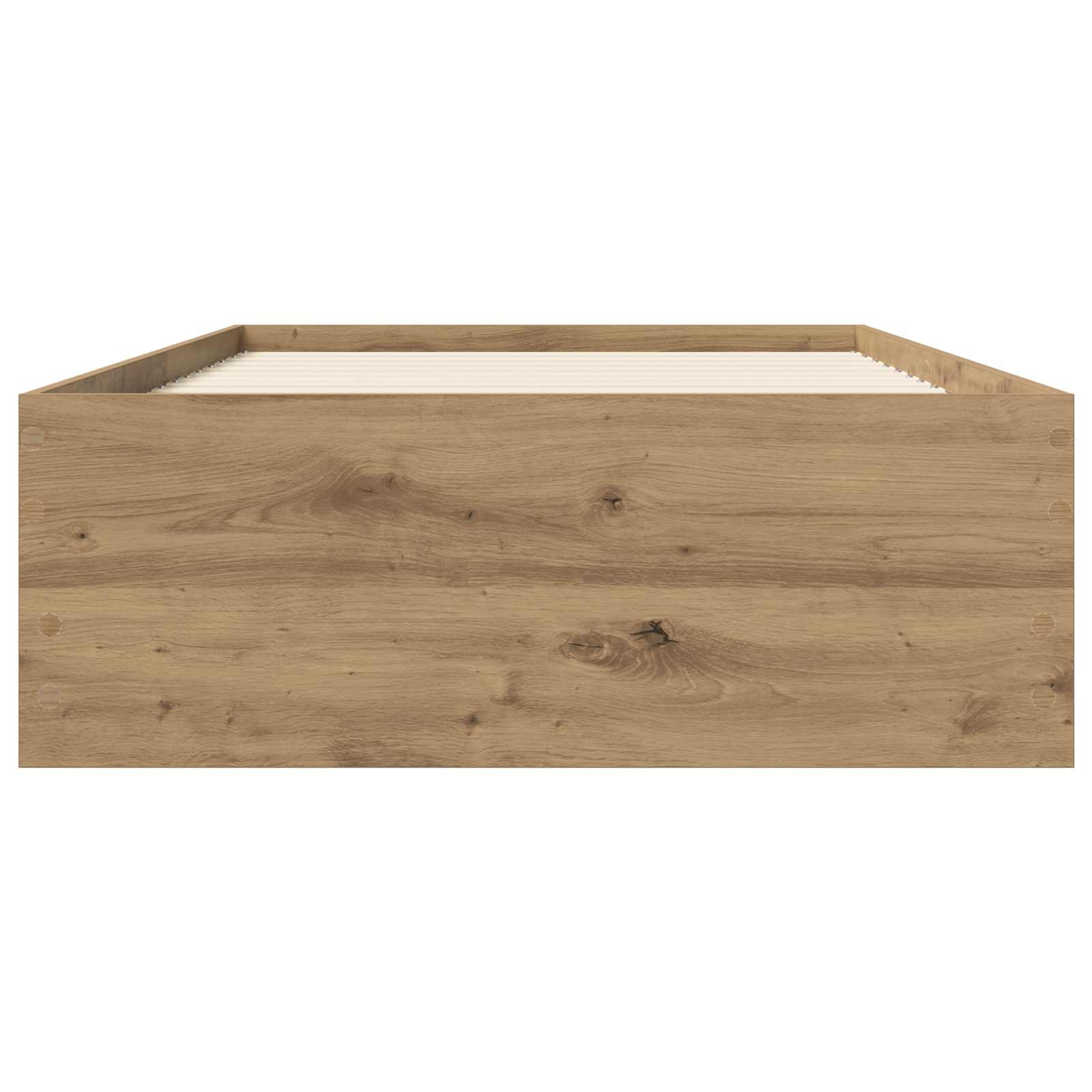 vidaXL Bettgestell mit Stauraum Kunsthandwerk Eiche 80 x 200 cm – Bild 4