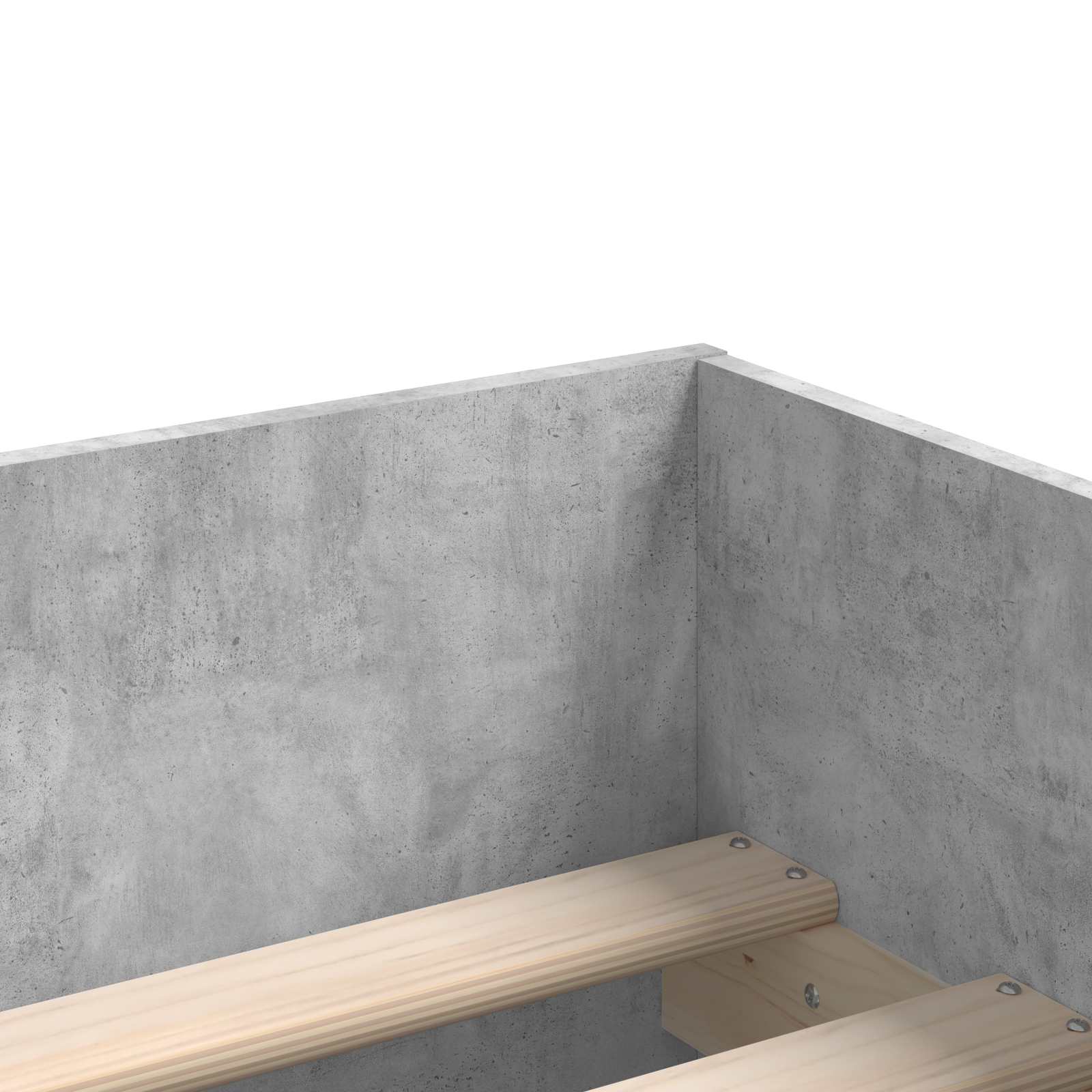 Bedframe met lade met opslag Grijs Sonoma Massief grenenhout image 8