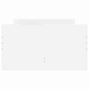 Rám postele s úložným prostorem Bílá 80 x 200 cm - obrázek 5