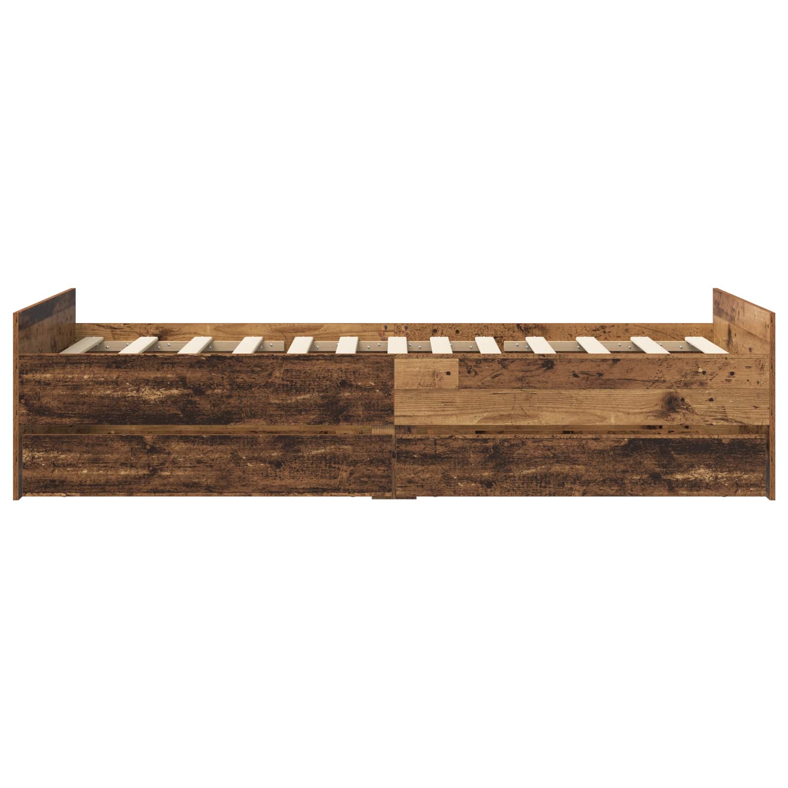 Voodiraam ladustamisega Vana puit 80 x 200 cm Tehispuit 5 Kõik vajalik sinu aeda ja koju! Voodiraam ladustamisega Vana puit 80 x 200 cm Tehispuit - Image 5