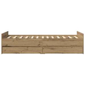 Rám postele s úložným prostorem Dub artisan 80 x 200 cm - obrázek 5