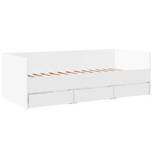 Daybed se zásuvkou s čelo s úložištěm Bílá kompozitní dřevo - obrázek 3