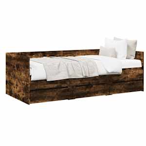 Daybed se zásuvkou s čelo Kouřový dub kompozitní dřevo - obrázek 2