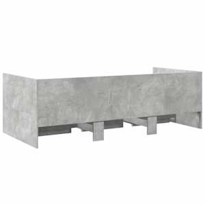 Daybed se zásuvkou s čelo Betonově šedá kompozitní dřevo - obrázek 6
