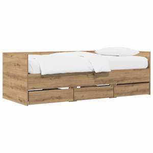 Daybed se zásuvkou s čelo Dub artisan kompozitní dřevo - obrázek 2