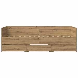 Daybed se zásuvkou s čelo Dub artisan kompozitní dřevo - obrázek 5