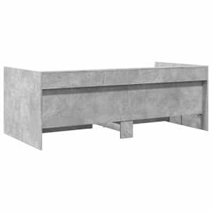 Daybed se zásuvkou s policí Betonově šedá kompozitní dřevo - obrázek 6