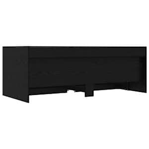 Daybed se zásuvkou s policí s čelo Černý dub kompozitní dřevo - obrázek 6