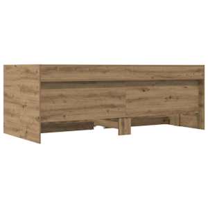 Daybed se zásuvkou s policí s čelo Dub artisan kompozitní dřevo - obrázek 6