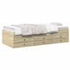 vidaXL Voodiraam ladustamisega Sonoma tamm 80 x 200 cm Tehispuit