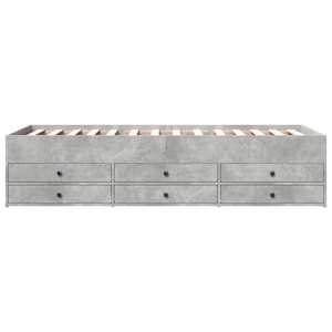Rám postele s úložným prostorem Betonově šedá 80 x 200 cm - obrázek 5