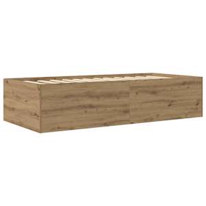 Rám postele s úložným prostorem Dub artisan 80 x 200 cm - obrázek 6