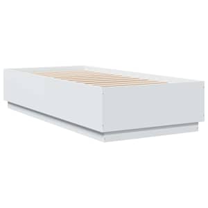 Rám postele Bílá 80 x 200 cm Kompozitní dřevo - obrázek 3