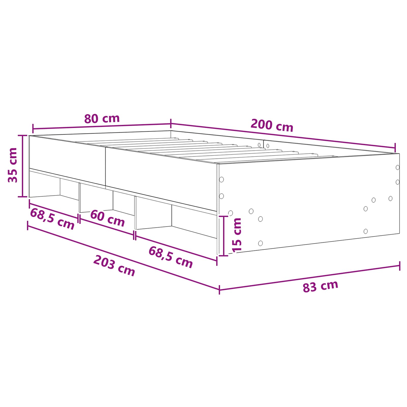 Bed Frame size guide