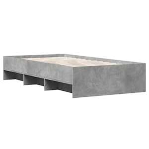 Rám postele s policí Betonově šedá 80 x 200 cm Kompozitní dřevo - obrázek 6