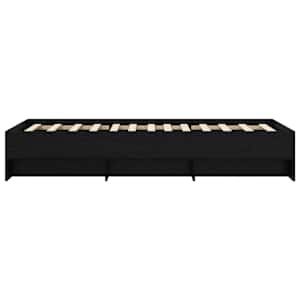 Rám postele s policí Černý dub 80 x 200 cm Kompozitní dřevo - obrázek 5