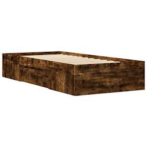 Rám postele s úložným prostorem Kouřový dub 80 x 200 cm - obrázek 3