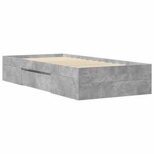 Rám postele s úložným prostorem Betonově šedá 80 x 200 cm - obrázek 3